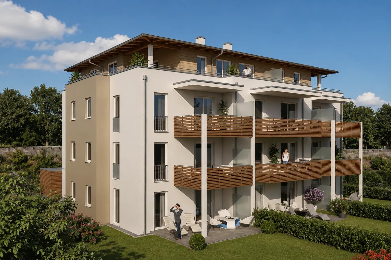 Neubau von Mehrfamilienhäusern (8 Stück)